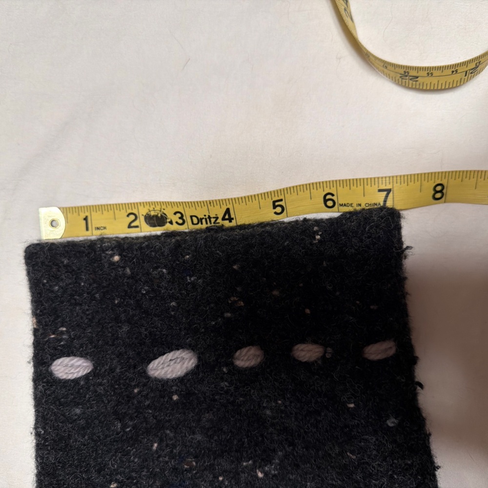 Everlane Speckled Oversized Woolblend DIY Boucle-Crewneck Gray & Ivory Sweater L - Picture 11 of 16